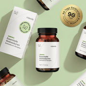 Dose, Verpackung und weitere Produkte der Essentiellen Aminosäuren mit dem Siegel „90-Tage-Geld-zurück-Garantie"