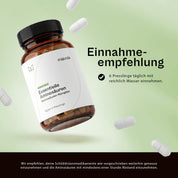 Einnahmeempfehlung Essentielle Aminosäuren: 6 Presslinge täglich mit reichlich Wasser, Schilddrüsenmedikamente wie verordnet weiter einnehmen und mindestens eine Stunde Abstand halten
